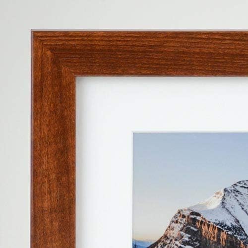 Frame It Easy 33 x 5 Russet Wood Frame