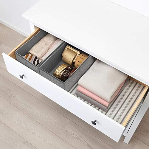 Criusia Foldable Underwear Drawer Organizer, Closet Dividers, Storage Box