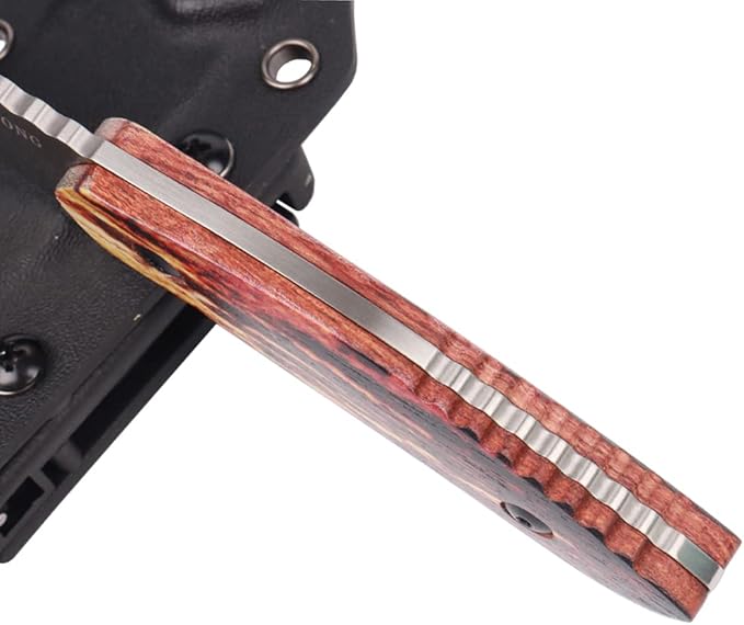 Masalong kni238 camping small fixed High-carbon steel blade survival hunting knife with sheath