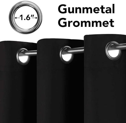 H.VERSAILTEX Thermal Insulated Grommet Blackout Curtains