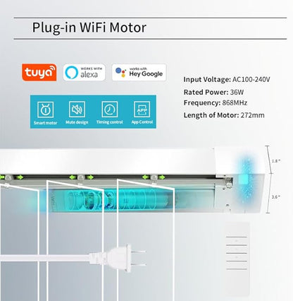 Blindify Motorized Sheer Vertical Blinds