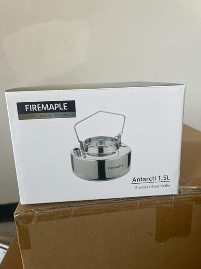 Fire-Maple Antarcti 1.5L Kettle Series | Portable Durable Bushcraft Gear Open Fire Kettle | SUS304 Stainless Steel