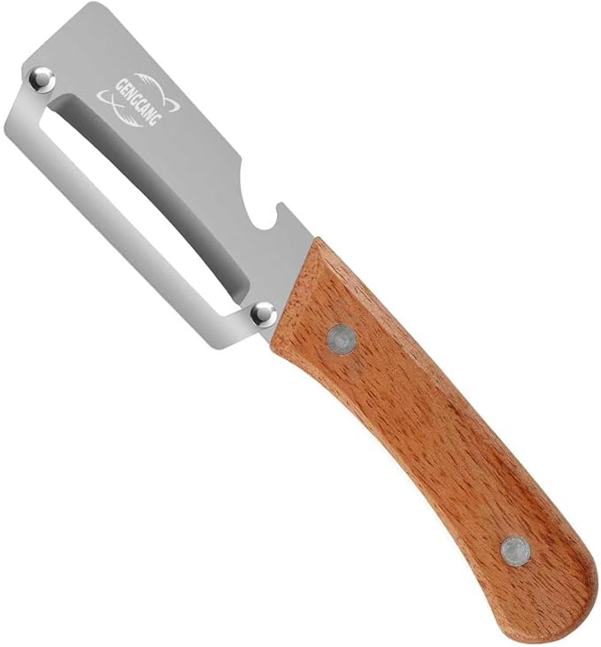 Multi-Functional Vegetable Peeler – Comfortable Wooden Handle