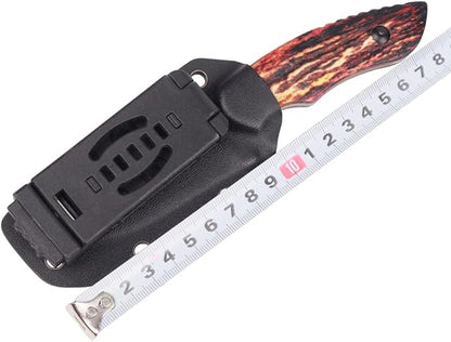 Masalong kni238 camping small fixed High-carbon steel blade survival hunting knife with sheath