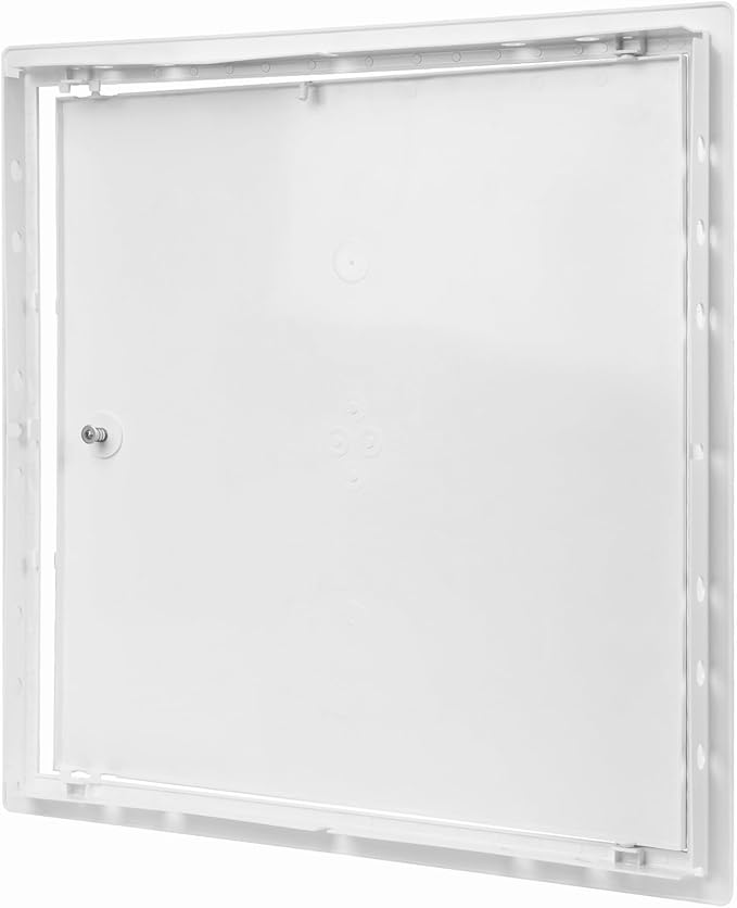 17.5" x 17.5" White Plastic Access Panel. Service Shaft Door Panel. Plumbing