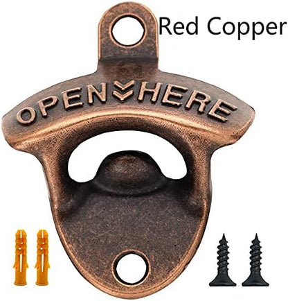 Beer bottle openers Cast Iron wall mounted bottle opener