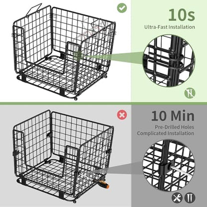 2 Pack Stackable Potato Onion Bins, Pantry Organizers and Storage