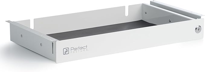 PERFECT POSTURE Max Under Desk Storage Drawer – Large Desk Drawer