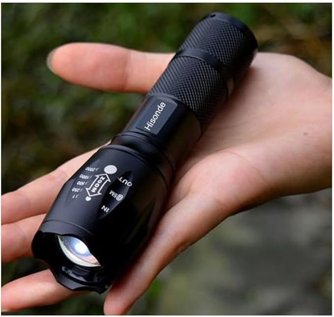 Military Grade 5 Mode High Lumens Tactical Led Waterproof Flashlight (4-Pack)