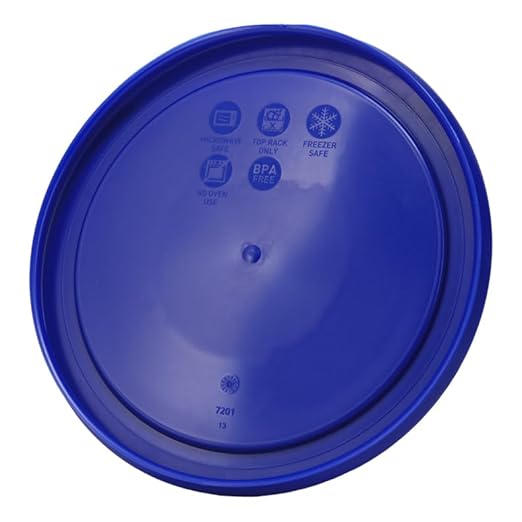 Pyrex Light Blue 4 Cup Round Storage Cover #7201-PC