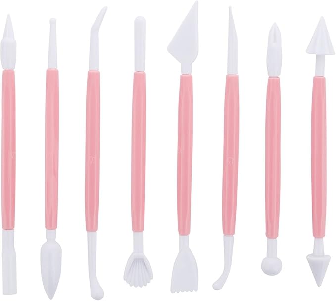 ScivoKaval Marshmallow Fondant Cake Decorating Hand Tool 12 Pcs 5 Sets