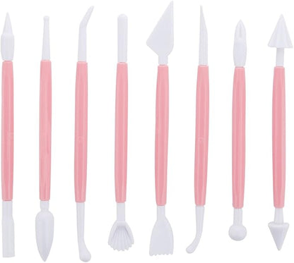 ScivoKaval Marshmallow Fondant Cake Decorating Hand Tool 12 Pcs 5 Sets