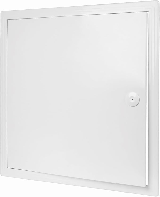 17.5" x 17.5" White Plastic Access Panel. Service Shaft Door Panel. Plumbing