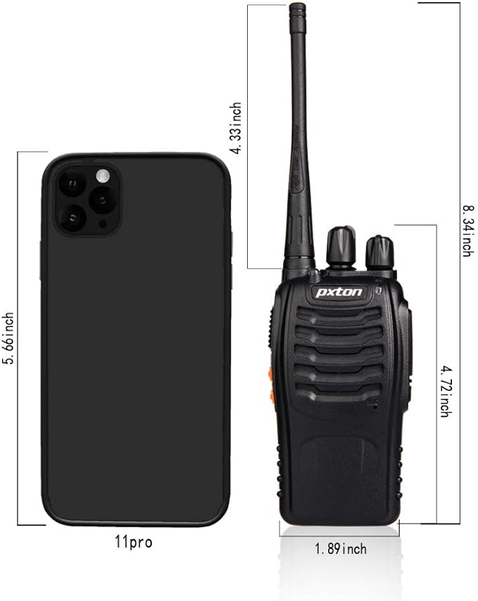 pxton Two Way Radios Long Range Walkie Talkies