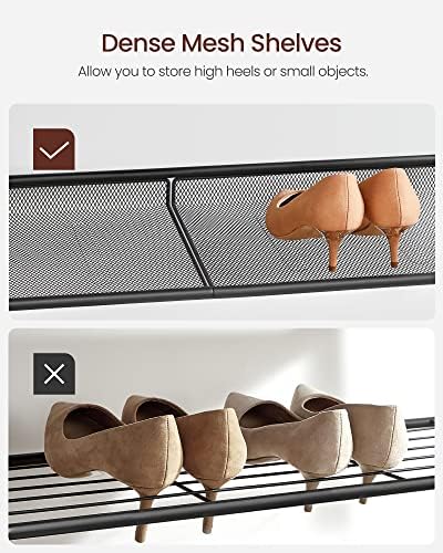 VASAGLE 5-Tier Shoe Rack, Adjustable, Freestanding