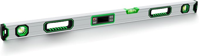 Kanayu Digital Level Digital 40'' LCD Display Magnetic Torpedo Level Tool
