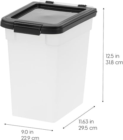 IRIS USA Airtight Dog Food Storage Container, 2 Pack,