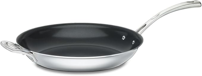 Cuisinart French Classic Tri-Ply Stainless 12-Inch Nonstick Skillet