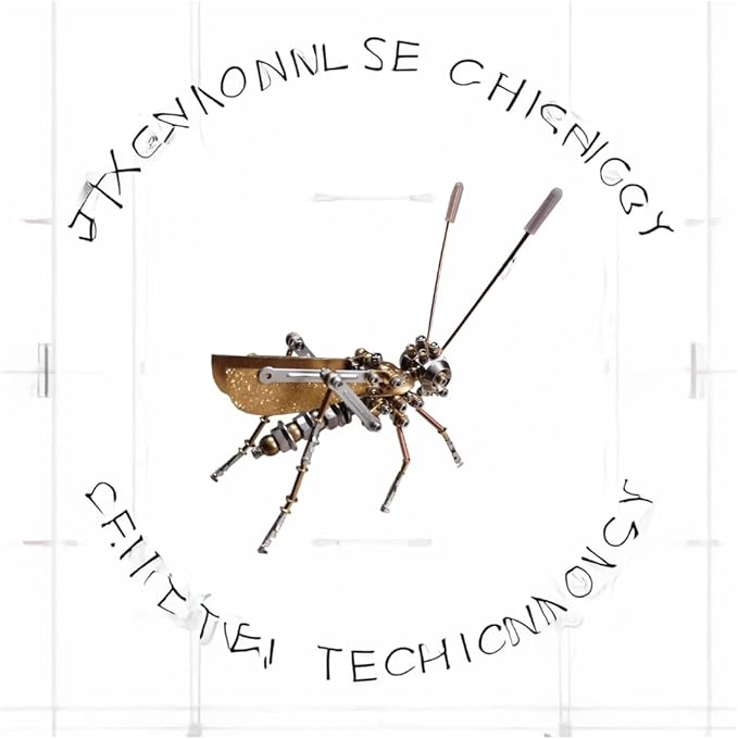 Mechanical Metal DIY 3D Insect Brass Puzzle (Cricket)