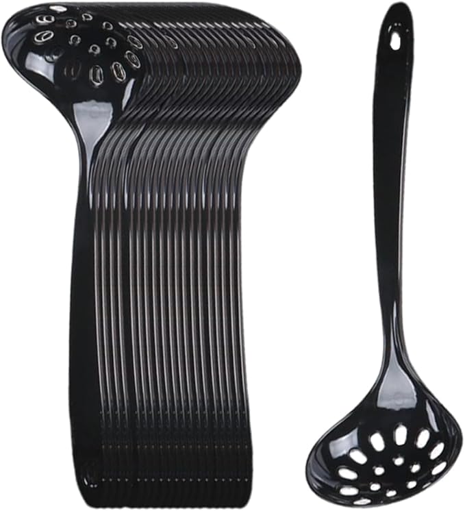 Large Plastic Serving Spoons, Disposable Heavy Duty Serving Spoons, Long Handle
