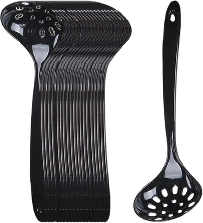 Large Plastic Serving Spoons, Disposable Heavy Duty Serving Spoons, Long Handle