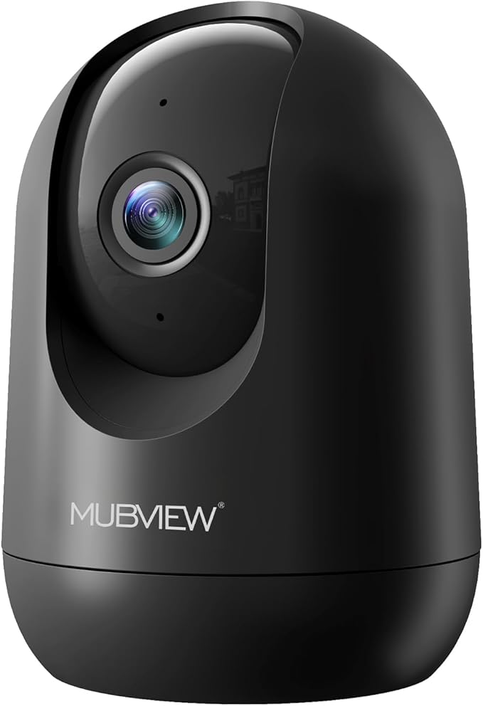MUBVIEW Cameras for Home Security, Indoor Security Camera, 2.4/5GHz WiFi Wired