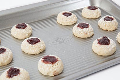 USA Pan Bakeware Nonstick Cookie Sheet Pan, Small
