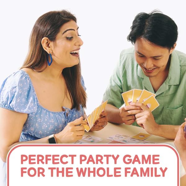 Cake Auf! Card Game | Dessert-Themed Fun Family Card Game | Easy-to-Learn and Fast-Paced | Great for Kids, Teens and Adults | 2-4 Players