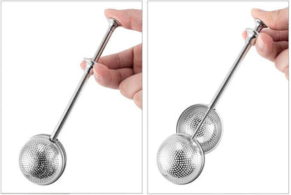 4Pcs Stainless Steel Tea Infuser Tea Strainer Sugar Flour Sifters Powdered