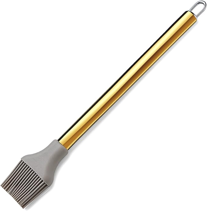 Gold Basting Brush, Berglander Non-stick Silicone Kitchen Brush