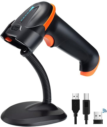 Tera 1D 2D QR Barcode Scanner Wireless and Wired