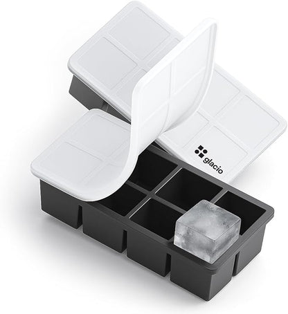 Ice Cube Molds – 2-Pack Silicone Trays