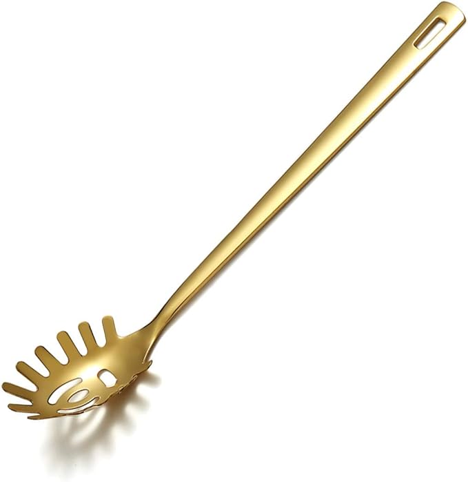 Gold Spaghetti Spoon, Berglander Pasta Server
