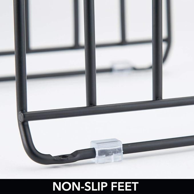 mDesign Pot Lid and Pan Rack — Metal Wire Rack