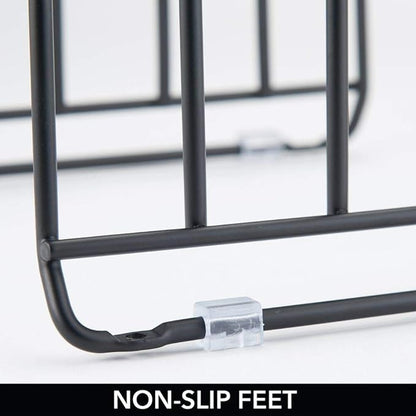 mDesign Pot Lid and Pan Rack — Metal Wire Rack