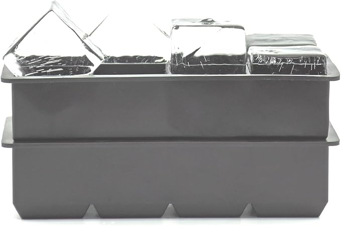 Bangp Large Ice Cube Trays 2 Pack, Big Ice Cube Molds