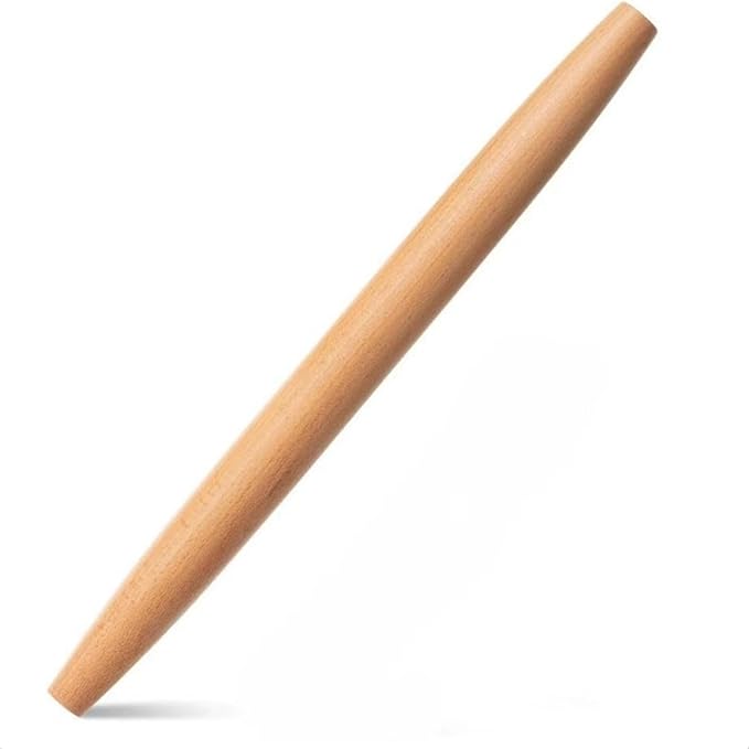 French Rolling Pin, 16 Inches Wooden Rolling Pin