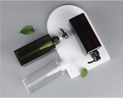 Pump Bottle, Refillable Plastic Empty Lotion Soap Dispenser Liquid Container