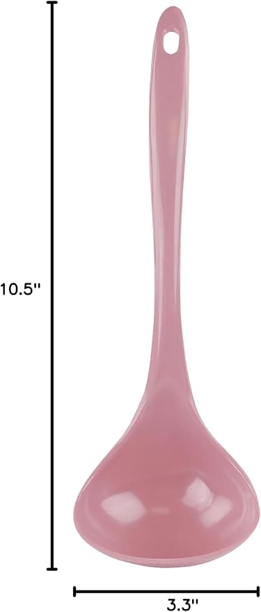 Reston Lloyd Melamine Soup Ladle Kitchen Utensil, Durable BPA-Free Plastic