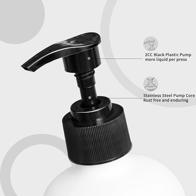 MOMEEMO Soap Dispenser Bathroom Set, Contains Hand and Lotion Dispenser