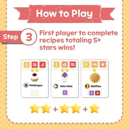 Cake Auf! Card Game | Dessert-Themed Fun Family Card Game | Easy-to-Learn and Fast-Paced | Great for Kids, Teens and Adults | 2-4 Players