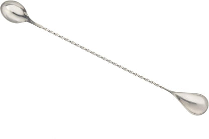 Barfly Bar Spoon with Teaspoon End, 12 1/4" (31.1 cm), Stainless Steel