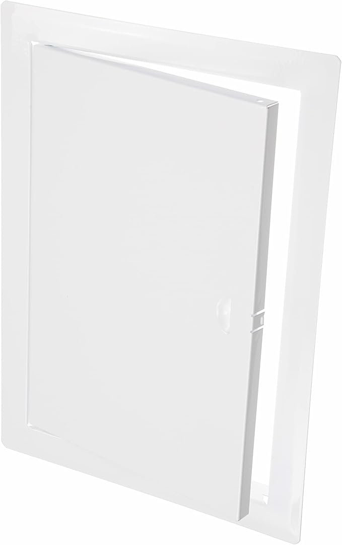 8" x 12" White Metal Access Panel. Service Shaft Door Panel. Plumbing,