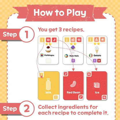 Cake Auf! Card Game | Dessert-Themed Fun Family Card Game | Easy-to-Learn and Fast-Paced | Great for Kids, Teens and Adults | 2-4 Players