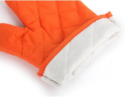 Oven Mitts, Premium Heat Resistant Kitchen Gloves Cotton & Polyester Quilted