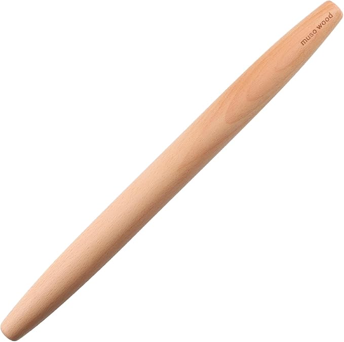 Muso Wood Wooden French Rolling Pin
