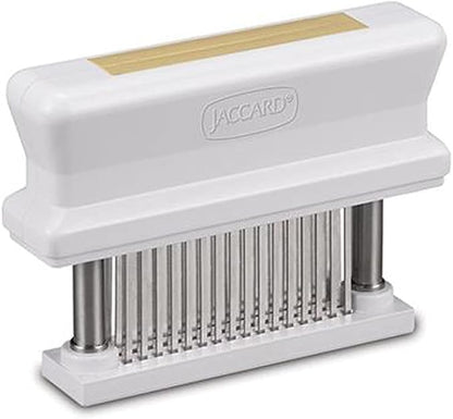 Jaccard 200348T, 48 Blade Durable Meat Tenderizer with Stainless Steel Razor Sharp Needle, Cooking Gadget for Tenderizing Chicken, Beef, Pork, Veal, BBQ, Tan