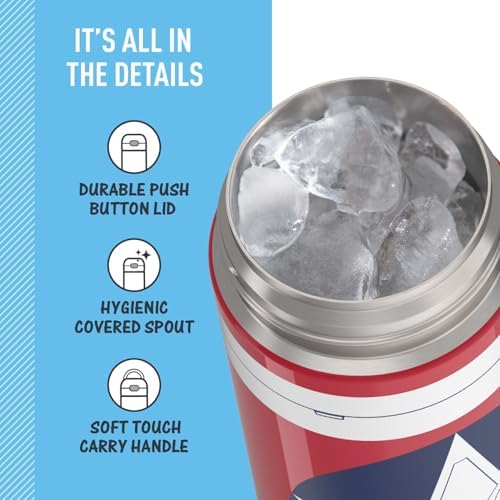 THERMOS FUNTAINER Water Bottle with Spout, 16oz, Brave New World