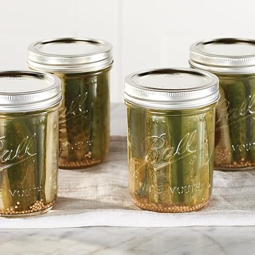Ball Wide Mouth Glass Mason Jars