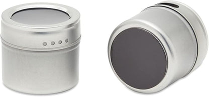 Juvale 20-Pack Magnetic Spice Jars
